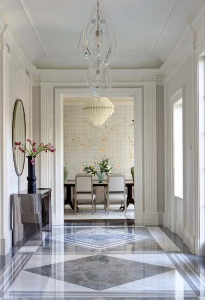  Transitional Family Home Entry and Hall. Beverly Hills by David Desmond, Inc..