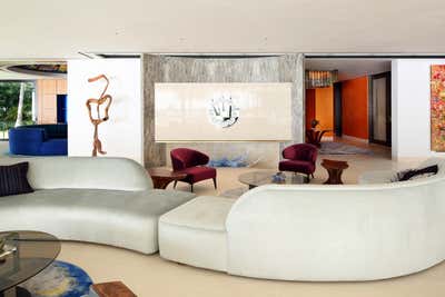  Modern Beach House Living Room. Honolulu by David Desmond, Inc..