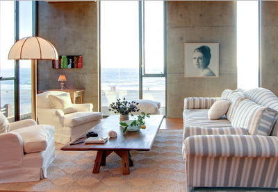  Beach Style Beach House Living Room. Manhattan Beach by David Desmond, Inc..