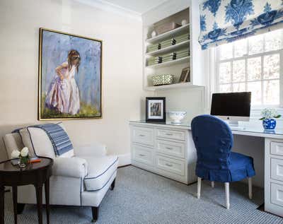 Traditional Family Home Office and Study. Construction & Crisp Whites by Marika Meyer Interiors.