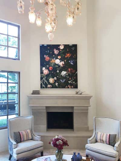  Vacation Home Living Room. Wine Country Home by CSL Art Consulting.