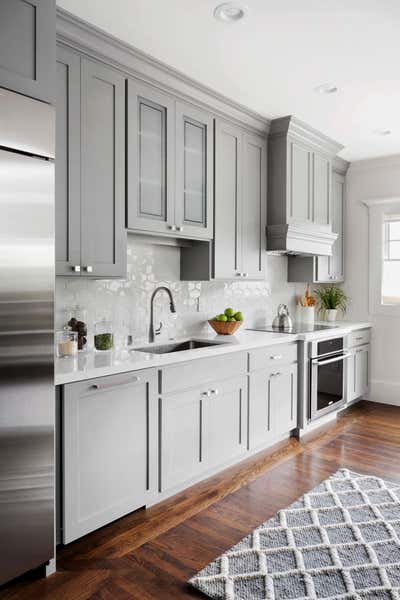  Transitional Family Home Kitchen. Avenues Arts and Crafts by Suzanne Childress Design.
