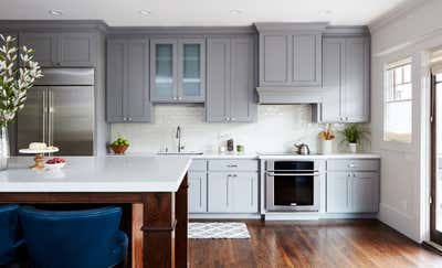  Transitional Family Home Kitchen. Avenues Arts and Crafts by Suzanne Childress Design.