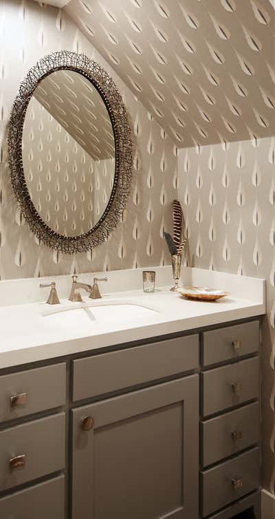  Transitional Family Home Bathroom. Avenues Arts and Crafts by Suzanne Childress Design.