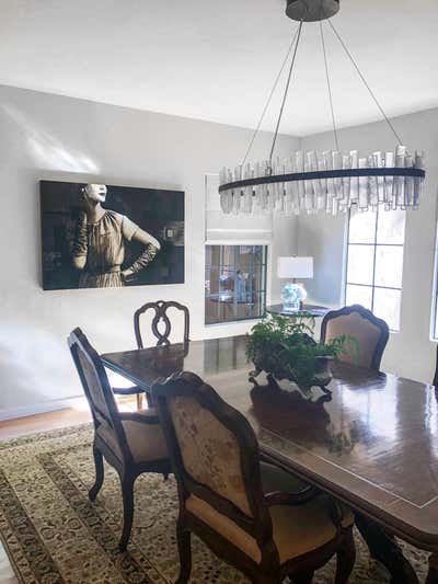  Mediterranean Family Home Dining Room. Mediterranean Transitional Home by CSL Art Consulting.