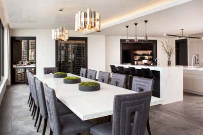  Industrial Dining Room. Griffith Penthouse by KES Studio.