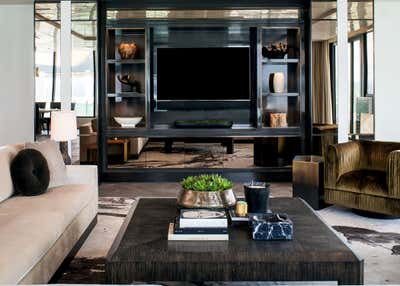  Industrial Living Room. Griffith Penthouse by KES Studio.