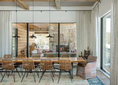  Eclectic Family Home Dining Room. Mountain Mama by Cashmere Interior, LLC.