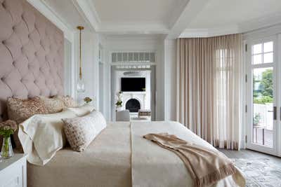  Transitional Family Home Bedroom. Vineyard Estate by Heather Wells Inc.