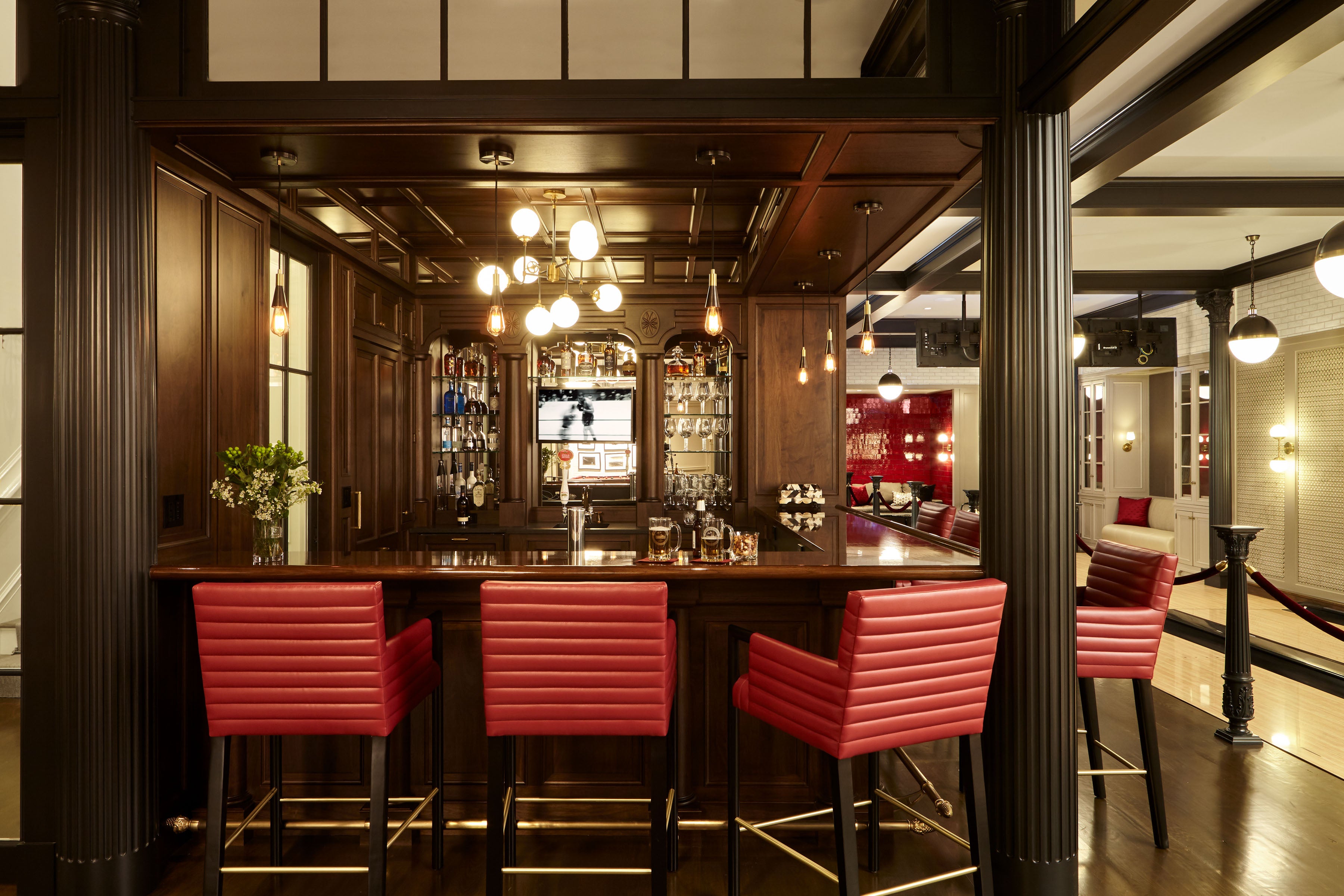 Traditional Bar and Game Room