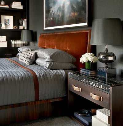  Transitional Apartment Bedroom. Gold Coast Residence by Danielle Rub Design.