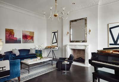  Transitional Family Home Living Room. Westlake Estate by Ashby Collective.