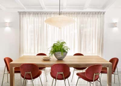  Mid-Century Modern Family Home Dining Room. Zilker Park MCM by Ashby Collective.