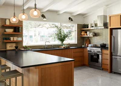  Mid-Century Modern Family Home Kitchen. Zilker Park MCM by Ashby Collective.