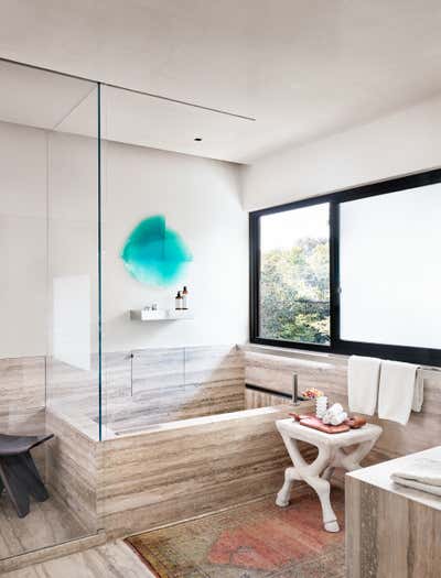  Modern Family Home Bathroom. Alamo Heights Tree House by Ashby Collective.