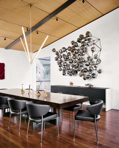  Modern Family Home Dining Room. Alamo Heights Tree House by Ashby Collective.