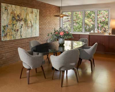  Mid-Century Modern Family Home Dining Room. Mid-century Preservation by Ashby Collective.