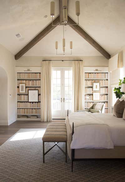  French Family Home Bedroom. Collected feel of Provence by Meg Lonergan Interiors.