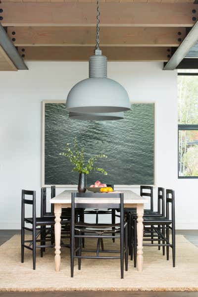  Modern Family Home Dining Room. Martis Camp Mountain Home by ABD STUDIO.