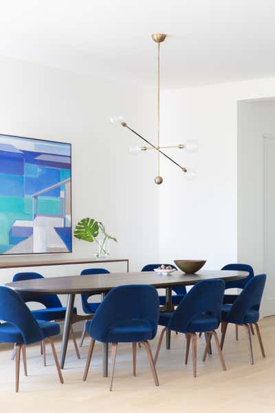  Mid-Century Modern Family Home Dining Room. Laurel Heights Modern  by ABD STUDIO.