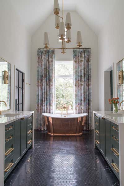  Modern Family Home Bathroom. Brave, Bold and Happy by Meg Lonergan Interiors.