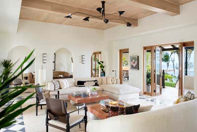  Contemporary Vacation Home Living Room. Su Casa Dorado Beach  by Champalimaud.