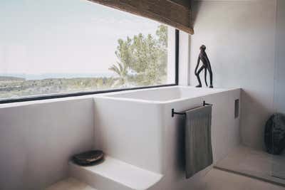  Organic Country House Bathroom. Es Cubells  by Hollie Bowden.