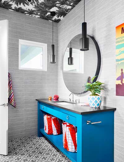  Eclectic Family Home Bathroom. Westlake Hills by Ashby Collective.