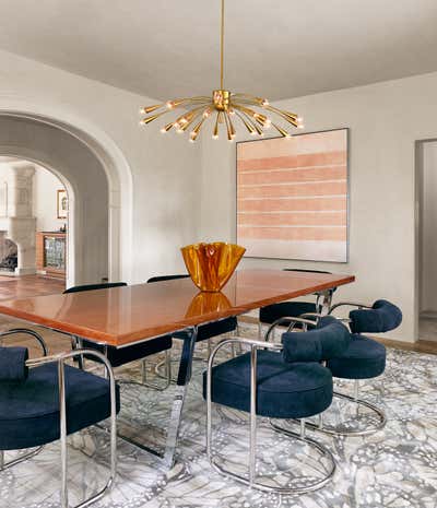  Modern Family Home Dining Room. Houston Historic by Ashby Collective.