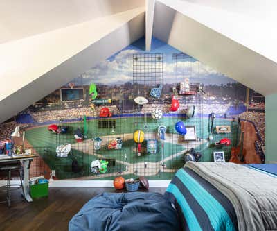 Maximalist Children's Room. Artist's Residence  by Lisa Queen Design.