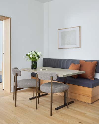 Contemporary Apartment Dining Room. Brooklyn Heights Pied-a-Terre by Lewis Birks LLC.