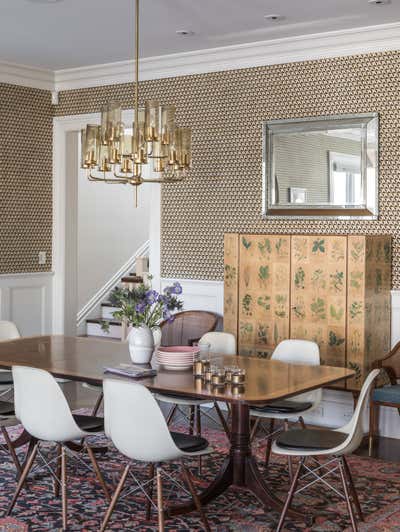  Bohemian Dining Room. CARRIAGE HOUSE by Redmond Aldrich Design.