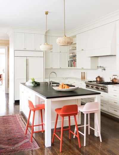  Bohemian Family Home Kitchen. CARRIAGE HOUSE by Redmond Aldrich Design.
