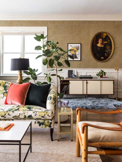  Bohemian Living Room. CARRIAGE HOUSE by Redmond Aldrich Design.