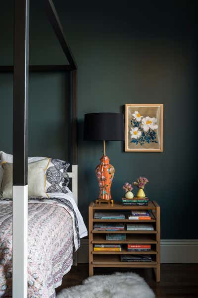  Eclectic Family Home Bedroom. CARRIAGE HOUSE by Redmond Aldrich Design.