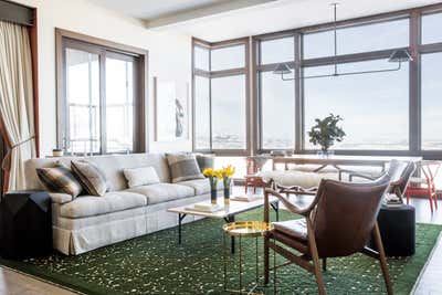  Mid-Century Modern Vacation Home Living Room. PARK CITY by Redmond Aldrich Design.