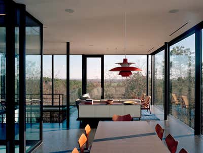 Modern Country House Open Plan. Water Mill Houses by 1100 Architect.