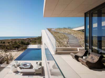  Modern Beach House Patio and Deck. Long Island House by 1100 Architect.