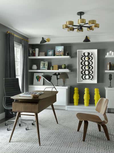  Modern Family Home Office and Study. Templeton by Jacob Laws Interior Design.