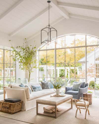  Scandinavian Farmhouse Country House Living Room. Atherton Home by Giannetti Home.