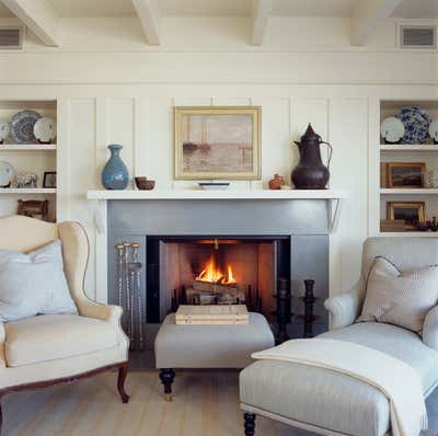  Coastal Vacation Home Living Room. Bethany Beach, DE by Mona Hajj Interiors.