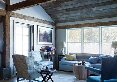  Country Country House Living Room. Woodstock Barn by Huniford Design Studio.