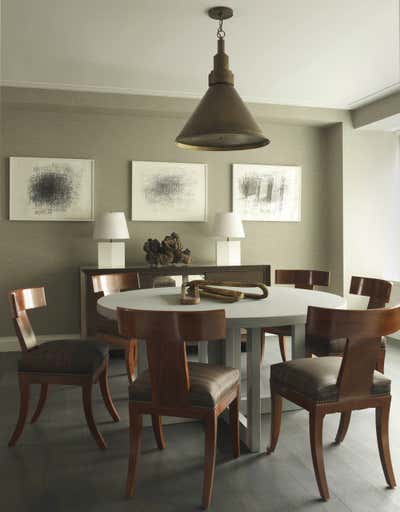  Contemporary Apartment Dining Room. East Side Apartment by Huniford Design Studio.