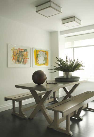  Contemporary Apartment Dining Room. East Side Apartment by Huniford Design Studio.