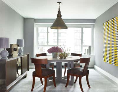  Transitional Apartment Dining Room. Manhattan Apartment by Huniford Design Studio.