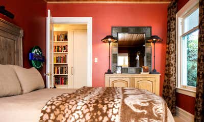  Transitional Family Home Bedroom. Historic Portland Home by Daniel House.