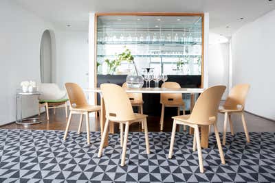  Contemporary Modern Hotel Dining Room. W Hotel Suites by Cochineal Design.