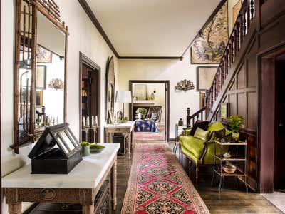 Traditional Family Home Entry and Hall. Baltimore, MD  by Mona Hajj Interiors.