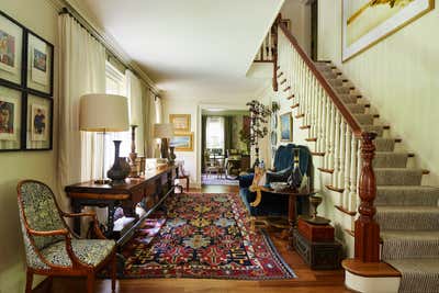  Mediterranean Entry and Hall. Chevy Chase, MD by Mona Hajj Interiors.