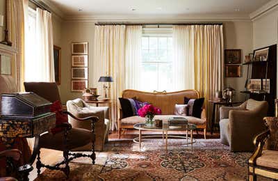  Mediterranean Family Home Living Room. Chevy Chase, MD by Mona Hajj Interiors.